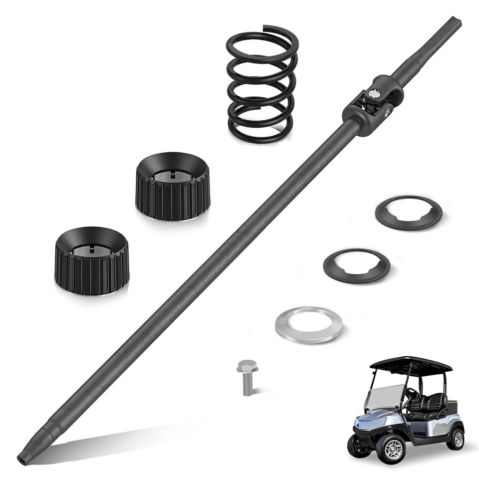 CartClan steering column rebuild kit contents for Club Car, enabling smoother steering.