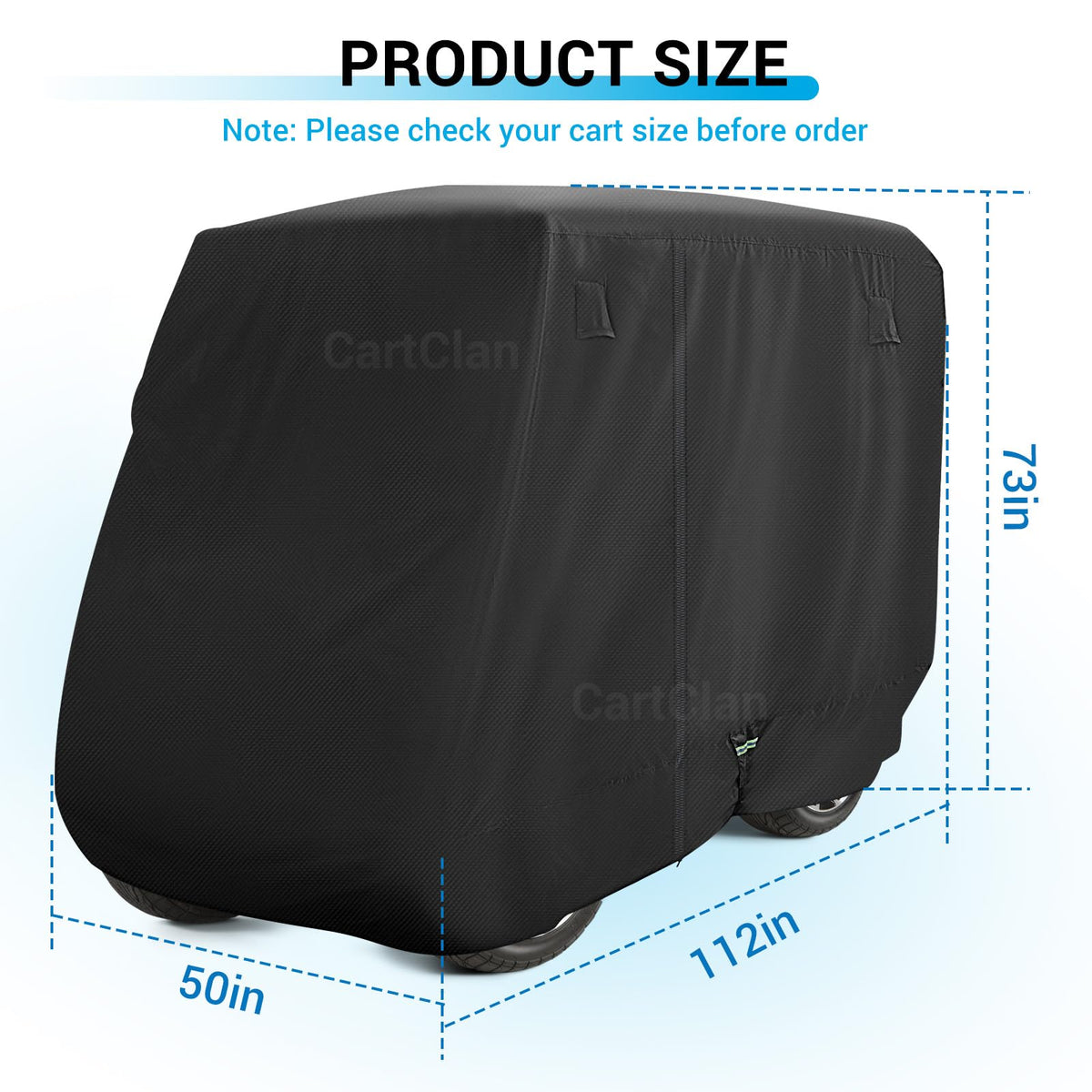 CartClan compatible with Club Car, Yamaha, and EZGO models.