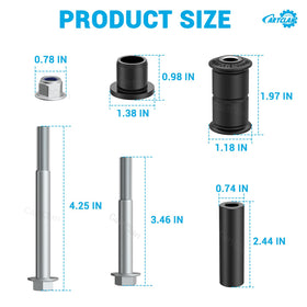 CartClan control arm bushings provide smoother steering and longer suspension life