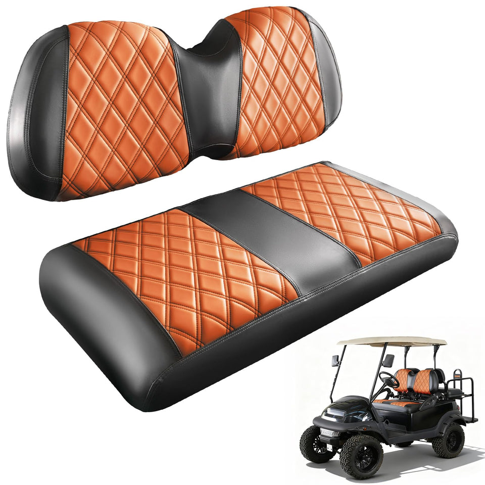CartClan diamond seat covers for Club Car Precedent front seat protect wear and tear.