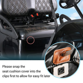 CartClan Diamond-texture design refreshes your golf cart interior