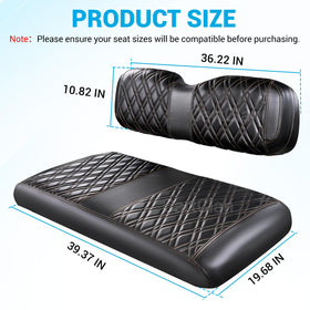 CartClan diamond-texture front-seat cover adds style and protection
