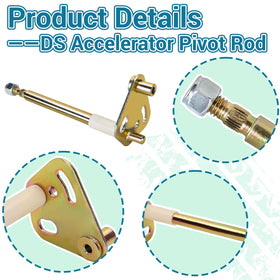 CartClan DS rod bracket and bushing reduces play and slippage.