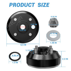 CartClan durable brake drum for longer life and stability