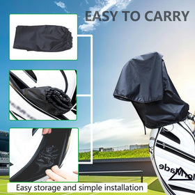 CartClan durable waterproof rip-stop nylon provides weather resistance.