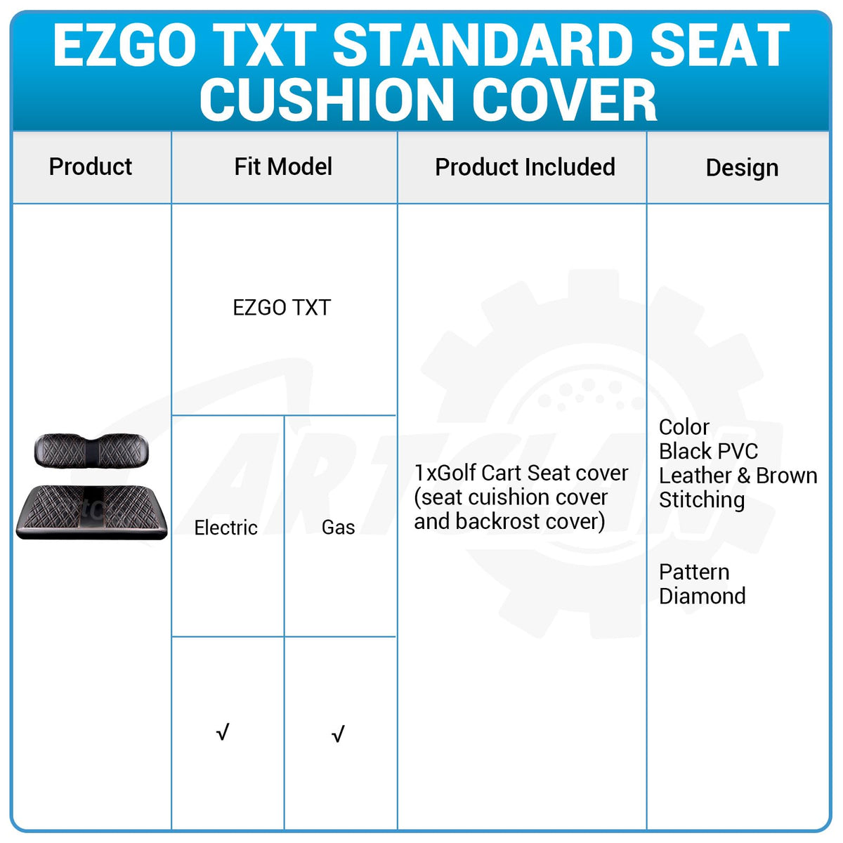 CartClan easy-clean golf seat cover simplifies maintenance after rounds