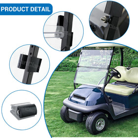 CartClan easy-install windshield for Club Car with included hardware