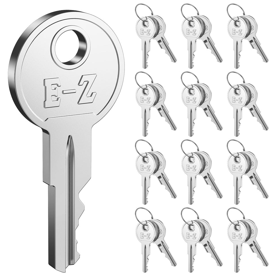 CartClan EZGO 25pcs keys pack on a keyring ready for quick replacement.