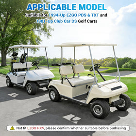 CartClan EZGO kit side view highlights easy DIY maintenance.