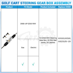 CartClan EZGO RXV components engineered for durable, long-lasting performance.