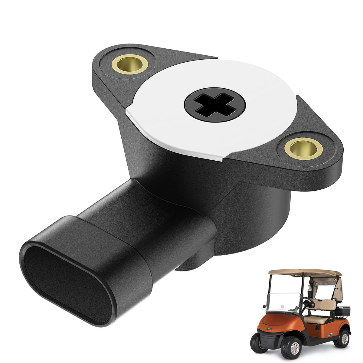 CartClan EZGO RXV accelerator sensor front view for precise throttle response.
