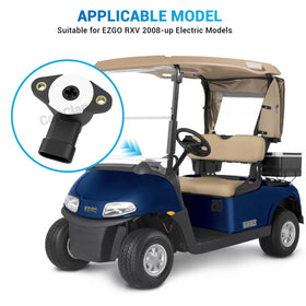 CartClan EZGO RXV sensor extension socket design protects against sand and rain.