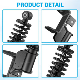 CartClan EZGO RXV front shock assembly improves ride quality on rough terrain