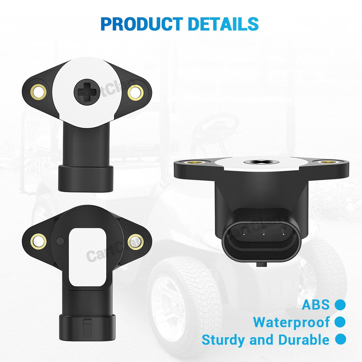 CartClan EZGO RXV sensor packaging included in the kit.