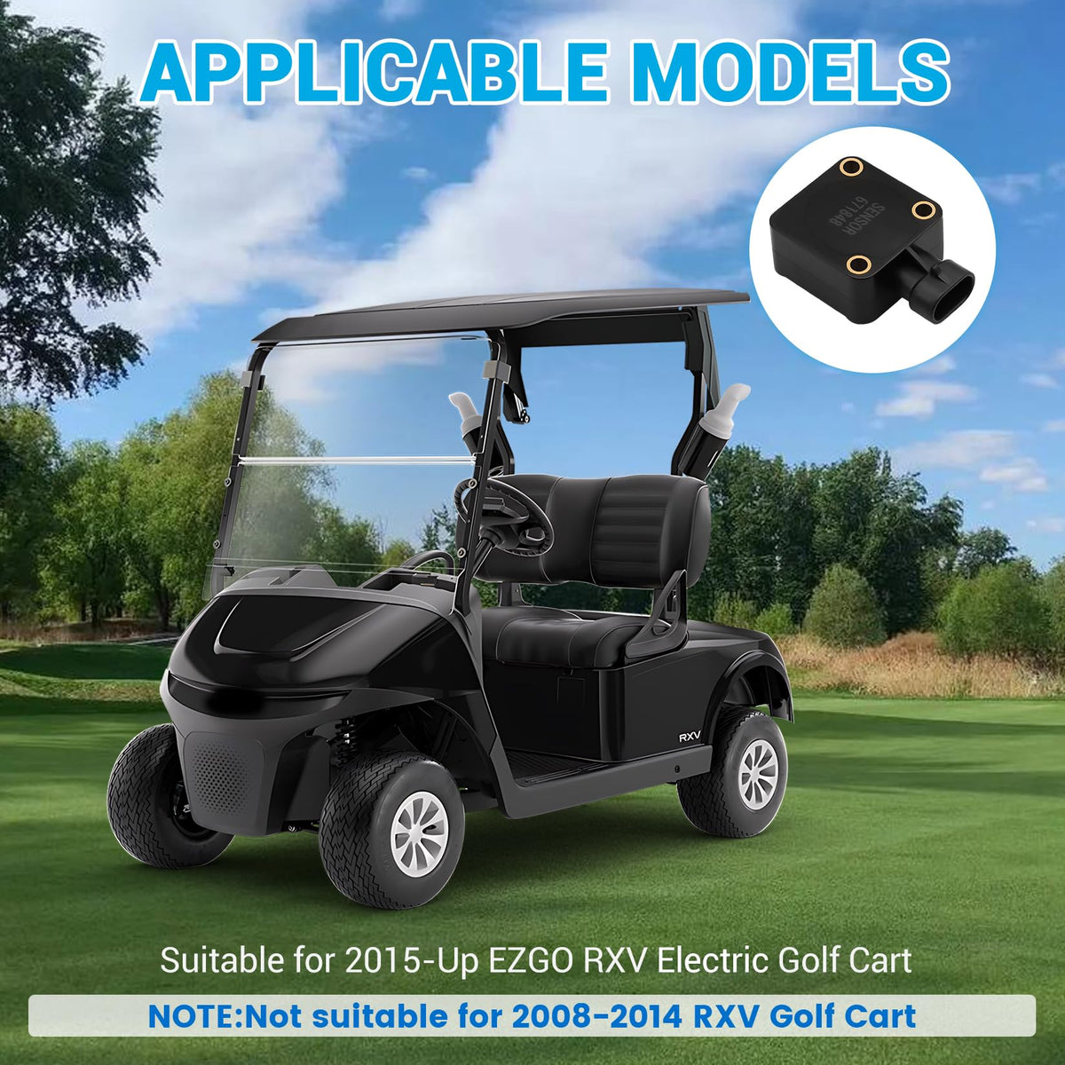 CartClan EZGO RXV sensor packaging for easy replacement.