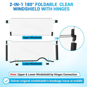 CartClan EZGO RXV windshield fits 2008-UP RXV models with original glass.