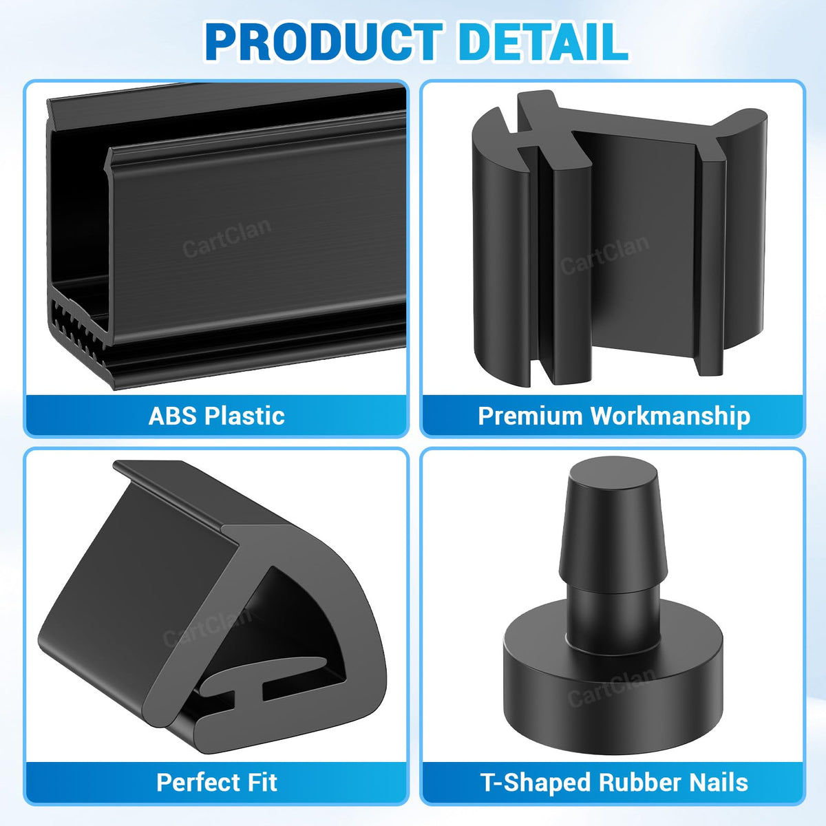 CartClan EZGO RXV grommet protects edges and supports clean installation.