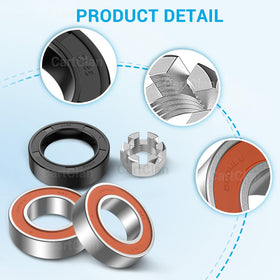 CartClan EZGO snap rings included for secure bearing retention
