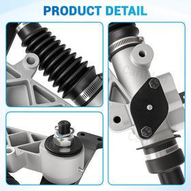 CartClan EZGO steering box compatibility label helps quick model identification.