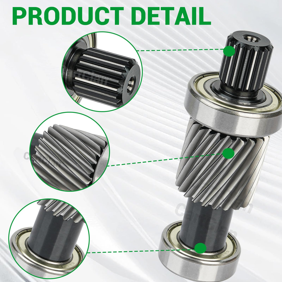 CartClan EZGO TXT input shaft kit packaging shows included parts