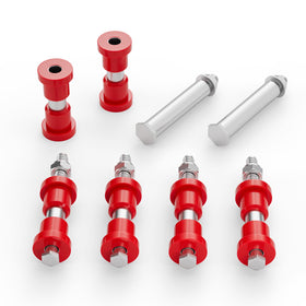 CartClan EZGO TXT bushing kit with rear leaf bushings and screws for smoother ride.
