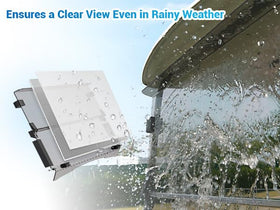 CartClan EZGO TXT tinted windshield includes clips and screws for secure mounting