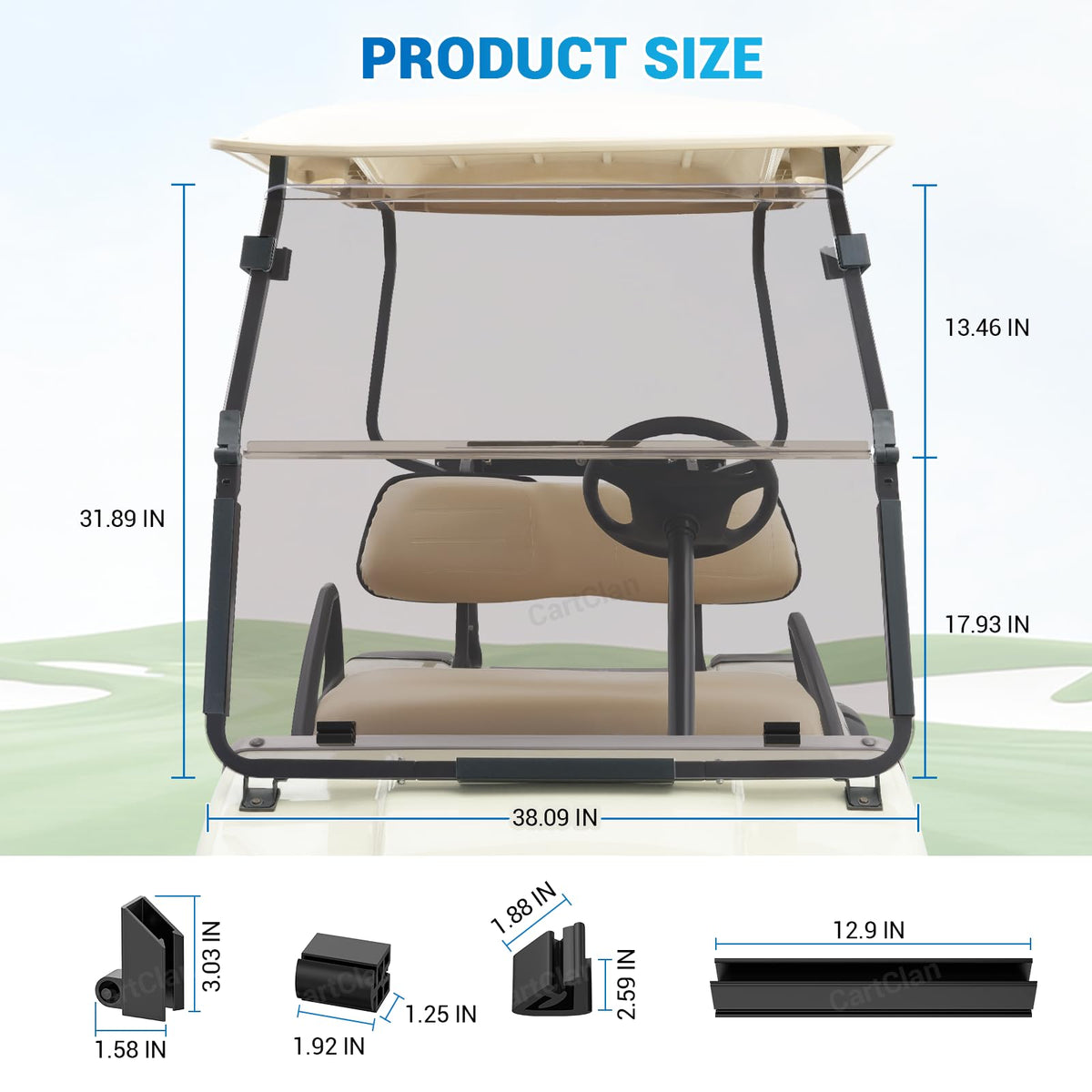CartClan easy installation requires no drilling or tools