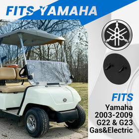 CartClan front hood logo emblem for Yamaha G22/G23, easy to install.