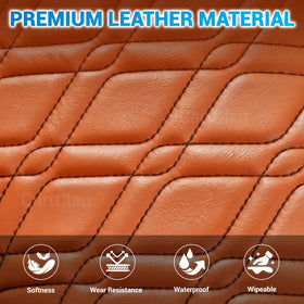 CartClan front seat cover installation requires no drilling for easy upgrade