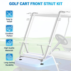 CartClan front strut bracket system closeup showcases lightweight aluminum construction
