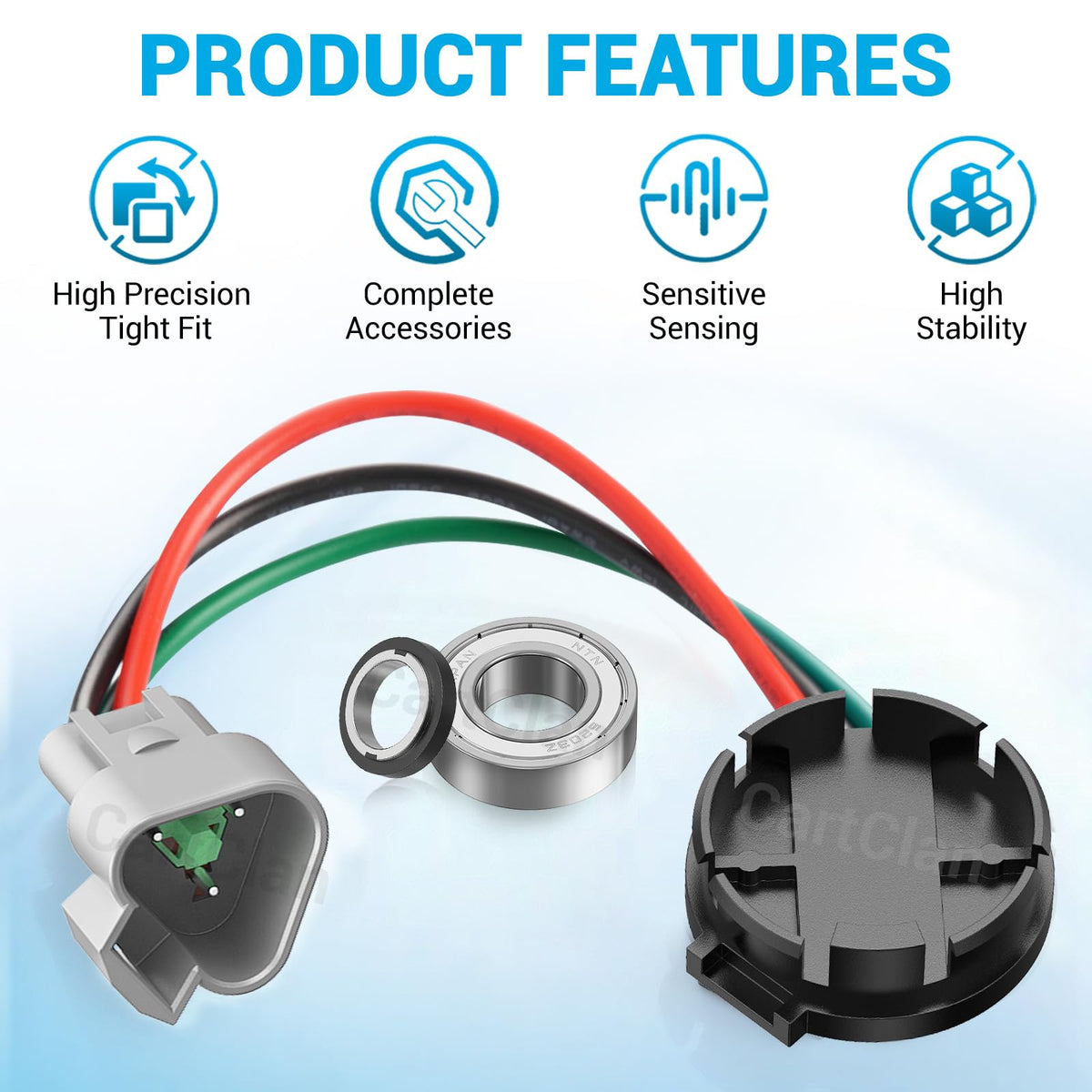 GE motor magnet included for reliable sensor readings.