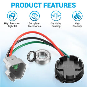 GE motor magnet included for reliable sensor readings.