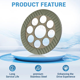 CartClan brake disc component from kit for Yamaha G29 Drive carts in action