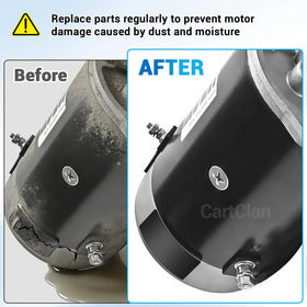 CartClan golf cart brush inspection cover kit compatible with Club Car models.
