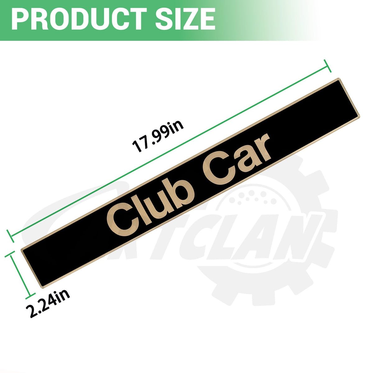 CartClan DS compatibility decal suits gas or electric carts