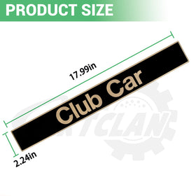 CartClan DS compatibility decal suits gas or electric carts