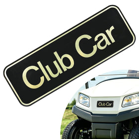 CartClan gold emblem sticker for Club Car Tempo enhances curb appeal.