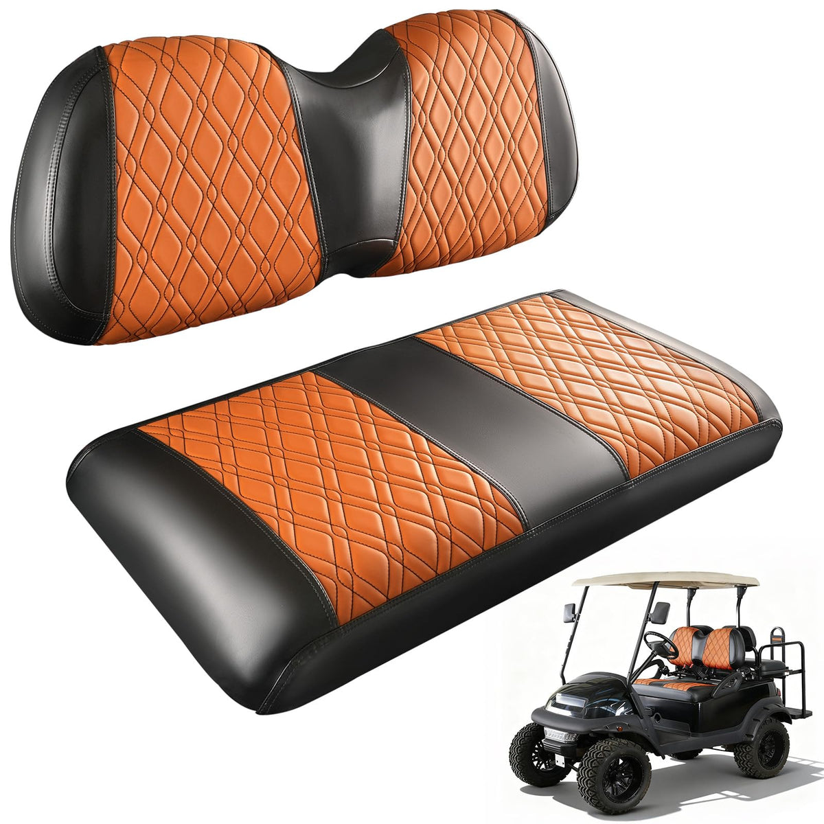 CartClan golf cart front seat covers for Club Car Precedent with durable protection