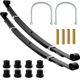 CartClan heavy-duty 4-leaf rear spring kit for Club Car Precedent improves ride stability