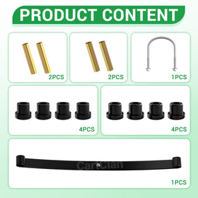 CartClan kit content includes springs, sleeves, and hardware.