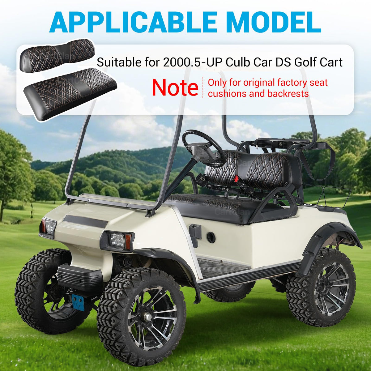CartClan adds a stylish upgrade to your golf cart interior.