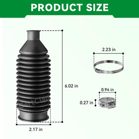 CartClan package includes two dust covers and clips for installation