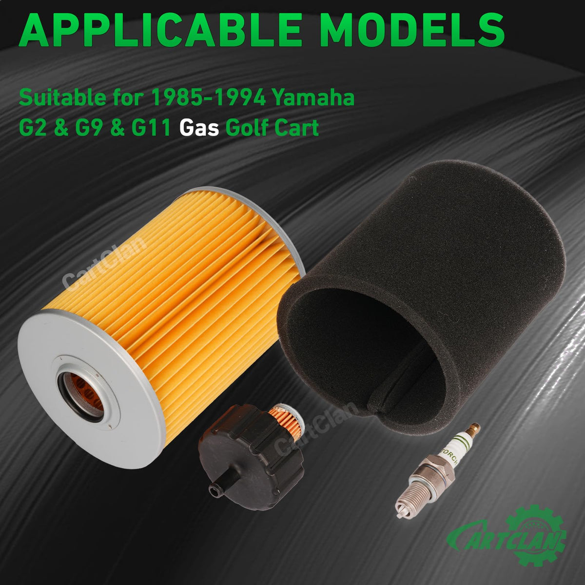 CartClan pre-filter helps keep dust out for longer engine life.
