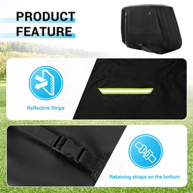 CartClan golf cover with storage bag included for convenient storage