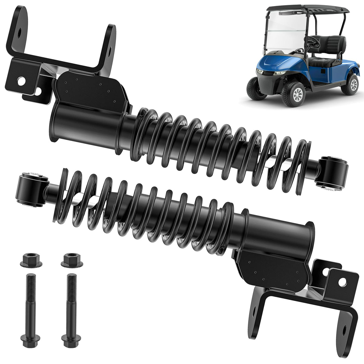 CartClan front shock strut driver side for EZGO RXV improves ride stability