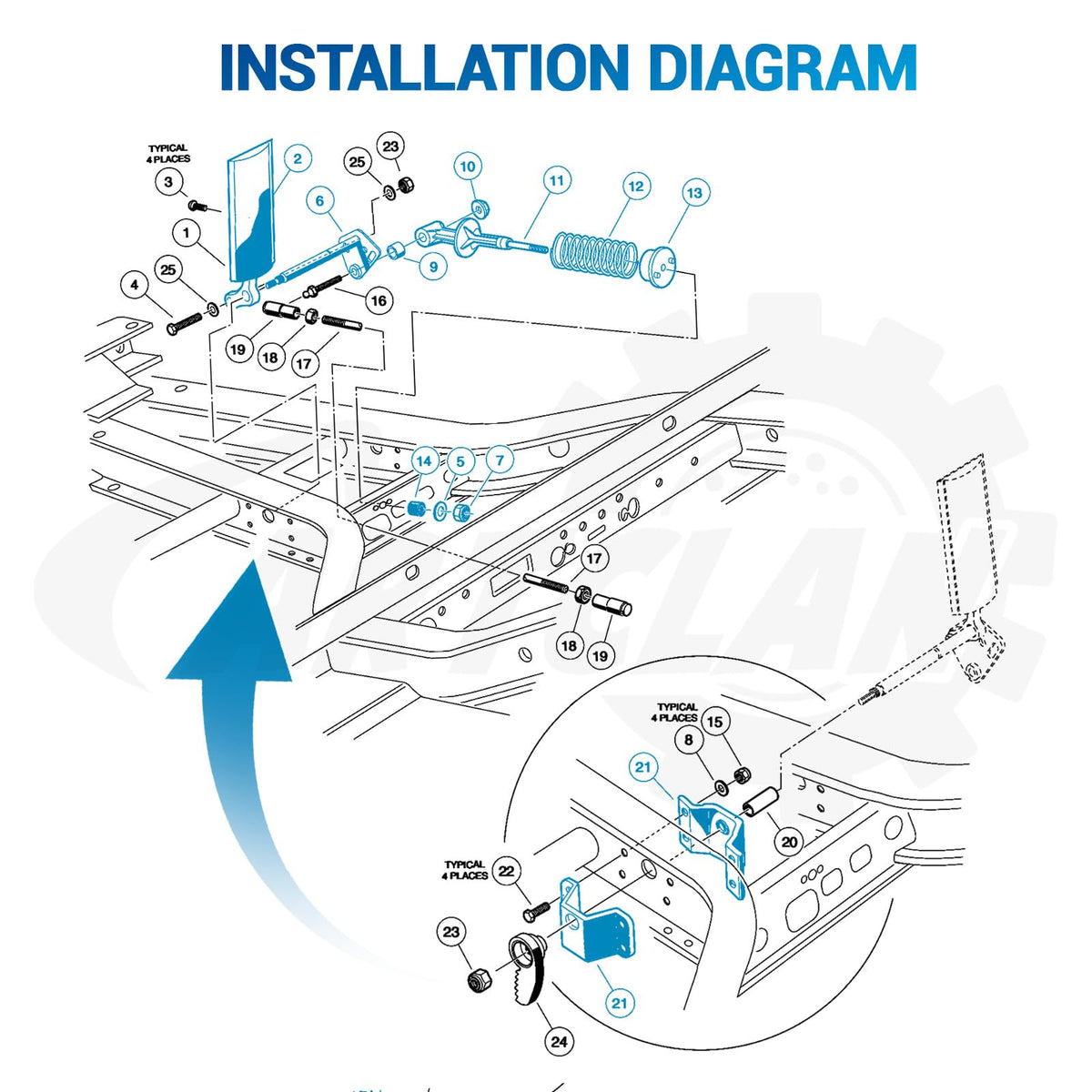 CartClan internal fix parts pack demonstrates a complete DIY rebuild solution