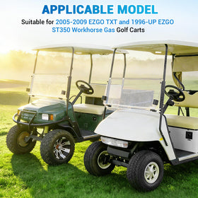 CartClan kit-in-use image demonstrates quick, efficient maintenance on EZGO golf cart.
