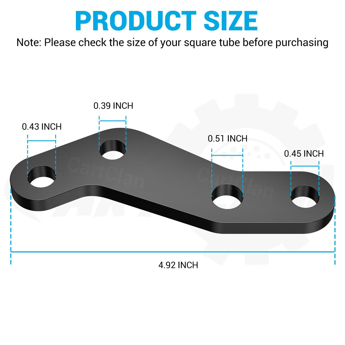 CartClan knuckle arm installation shot—easy replacement with OEM-like fit.