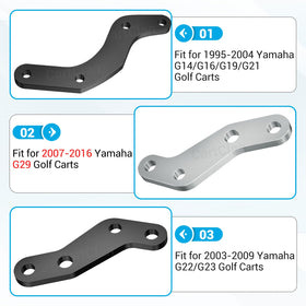 CartClan knuckle arm pair included for replacement on Yamaha G29 Drive.