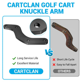 CartClan knuckle arm packaging shows included parts and labeling